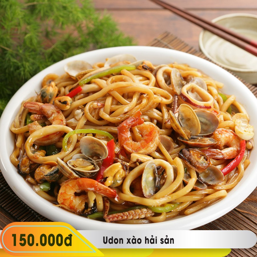 Mì Udon xào hải sản