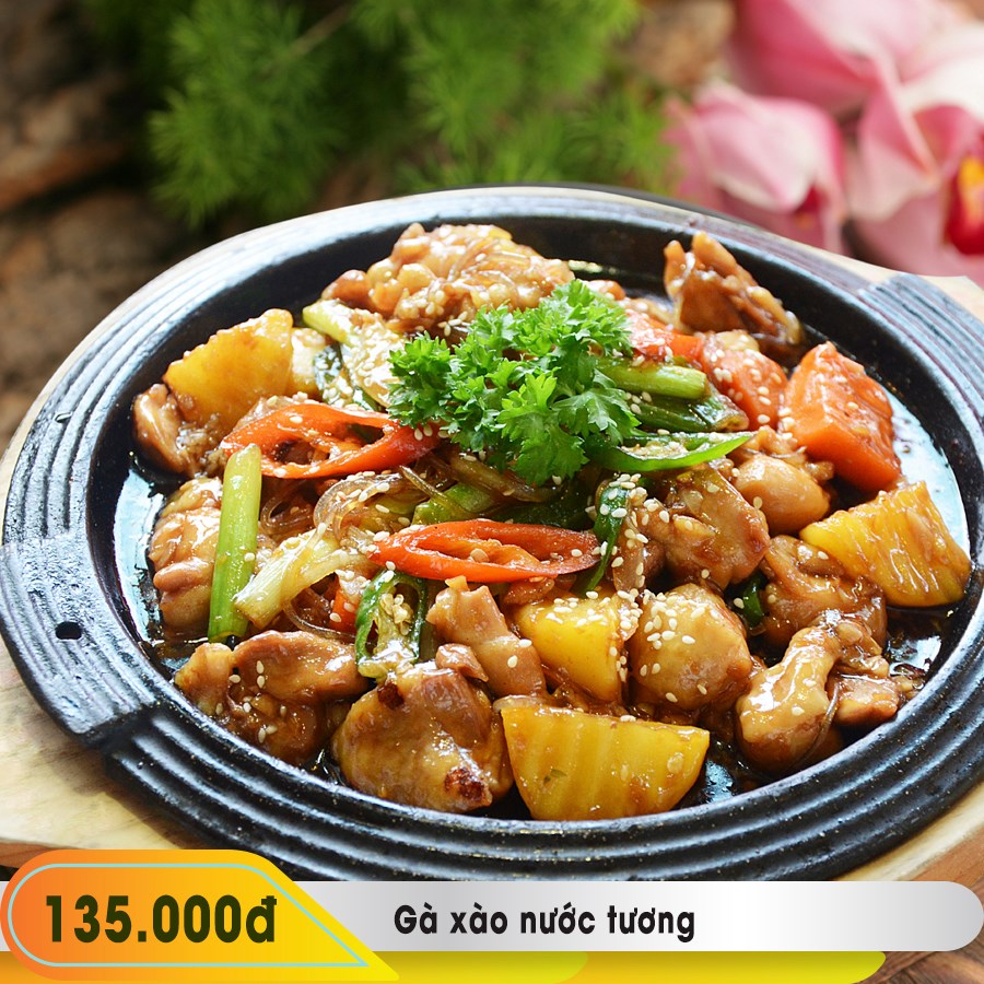ga xao nuoc tuong