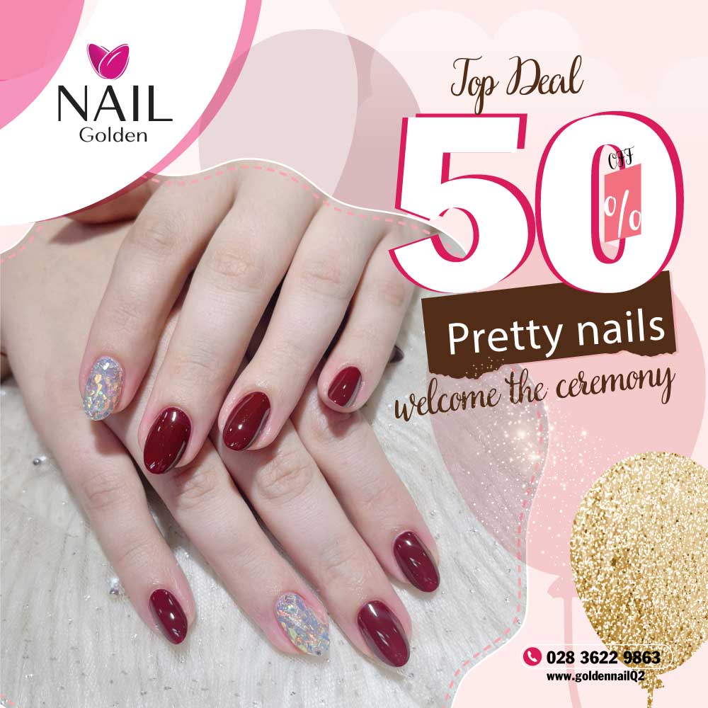 BEAUTIFUL NAILS FOR THE HOLIDAYS – GREAT DEAL AT GOLDEN NAIL