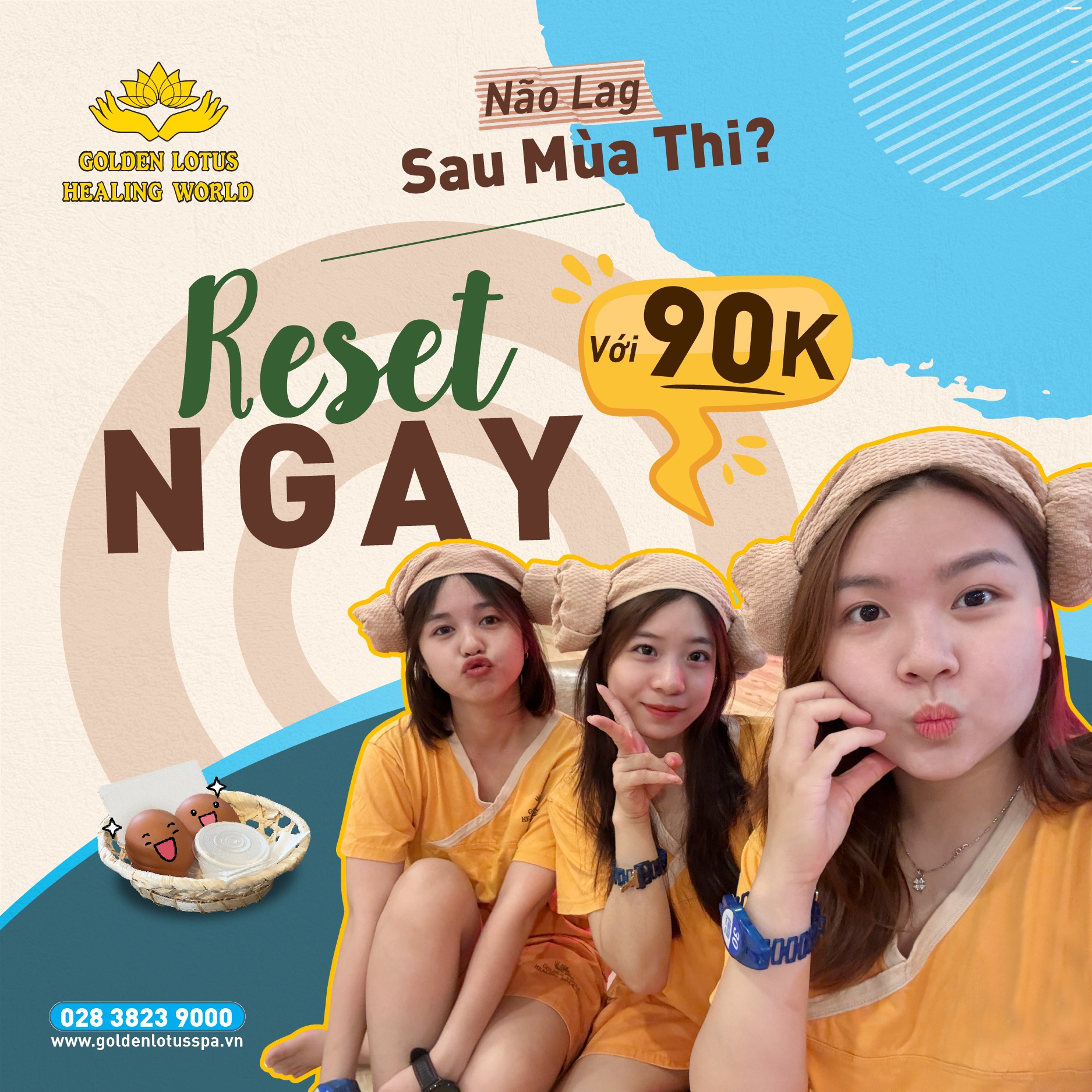 NÃO “LẮC” SAU MÙA THI? “RESET” NGAY VỚI JJIM JIL BANG