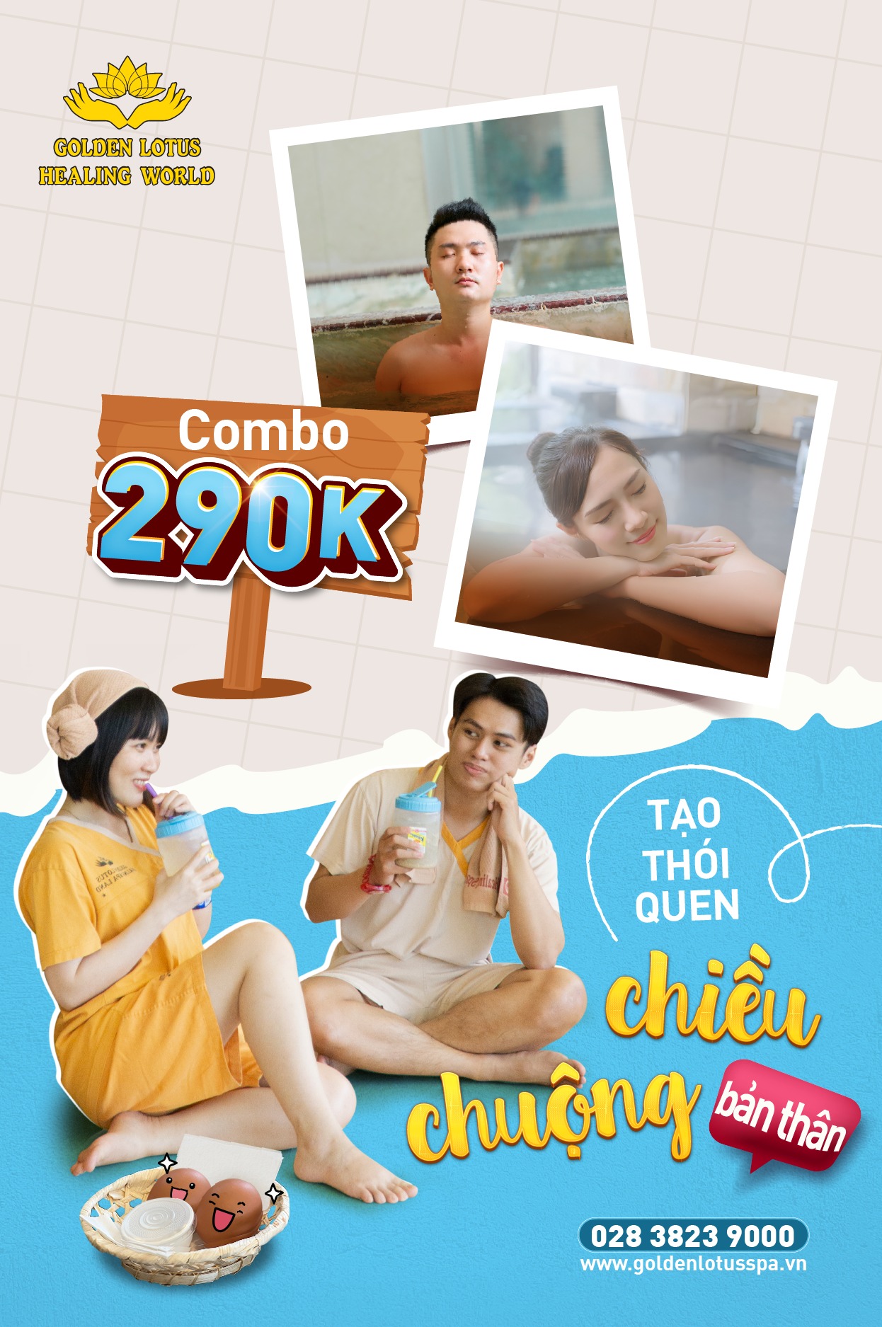 COMBO 290K – TẠO THÓI QUEN CHIỀU CHUỘNG BẢN THÂN