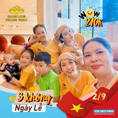 3 KHÔNG NGÀY LỄ - 0 ĐI XA, 0 CHEN CHÚC, 0 LO VỀ GIÁ GOLDEN LOTUS HEALING WORLD