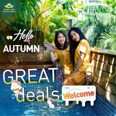 HELLO AUTUMN – GREAT DEALS TO WELCOME AUTUMN AT GOLDEN LOTUS HEALING WORLD