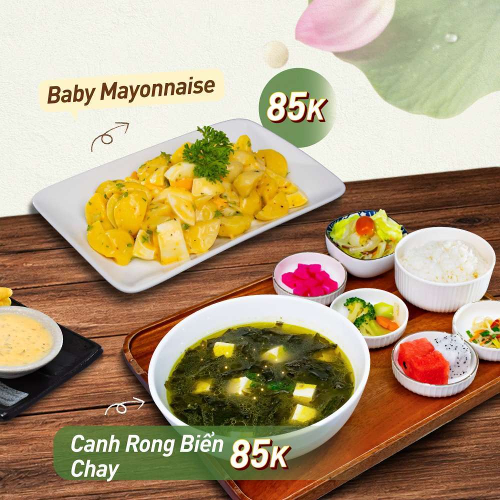 MÓN CHAY THANH ĐẠM CHO MÙA VU LAN GOLDEN KITCHEN