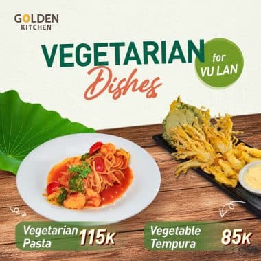 LIGHT & WHOLESOME VEGETARIAN DISHES FOR VU LAN SEASON AT GOLDEN KITCHEN